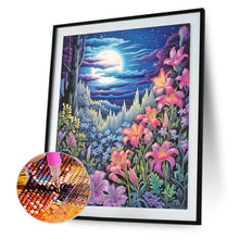 Load image into Gallery viewer, Late Night Mountain Wildflowers 40*50CM(Canvas) Full Round Drill Diamond Painting
