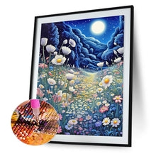 Load image into Gallery viewer, Late Night Mountain Wildflowers 40*50CM(Canvas) Full Round Drill Diamond Painting
