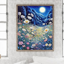 Load image into Gallery viewer, Late Night Mountain Wildflowers 40*50CM(Canvas) Full Round Drill Diamond Painting
