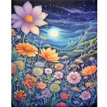 Load image into Gallery viewer, Late Night Mountain Wildflowers 40*50CM(Canvas) Full Round Drill Diamond Painting
