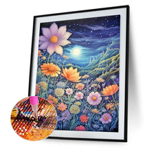 Load image into Gallery viewer, Late Night Mountain Wildflowers 40*50CM(Canvas) Full Round Drill Diamond Painting
