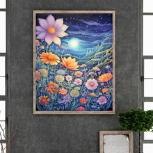 Load image into Gallery viewer, Late Night Mountain Wildflowers 40*50CM(Canvas) Full Round Drill Diamond Painting
