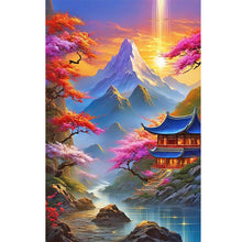 Load image into Gallery viewer, Beautiful Scenery Of Mountains And Rivers 40*60CM(Canvas) Full Round Drill Diamond Painting
