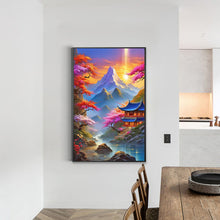 Load image into Gallery viewer, Beautiful Scenery Of Mountains And Rivers 40*60CM(Canvas) Full Round Drill Diamond Painting
