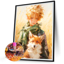 Load image into Gallery viewer, The Little Prince And The Fox Straw Field 50*60CM(Canvas) Full Round Drill Diamond Painting
