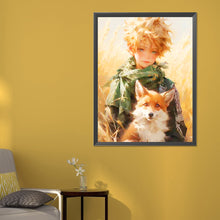 Load image into Gallery viewer, The Little Prince And The Fox Straw Field 50*60CM(Canvas) Full Round Drill Diamond Painting
