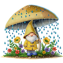 Load image into Gallery viewer, Garden Gnome 30*30CM(Canvas) Partial Special Shaped Drill Diamond Painting
