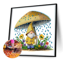 Load image into Gallery viewer, Garden Gnome 30*30CM(Canvas) Partial Special Shaped Drill Diamond Painting
