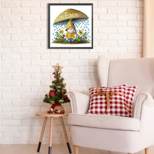 Load image into Gallery viewer, Garden Gnome 30*30CM(Canvas) Partial Special Shaped Drill Diamond Painting
