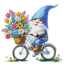 Load image into Gallery viewer, Garden Gnome 30*30CM(Canvas) Partial Special Shaped Drill Diamond Painting
