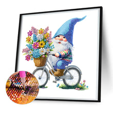 Load image into Gallery viewer, Garden Gnome 30*30CM(Canvas) Partial Special Shaped Drill Diamond Painting
