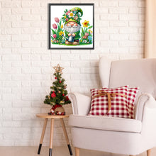 Load image into Gallery viewer, Garden Gnome 30*30CM(Canvas) Partial Special Shaped Drill Diamond Painting
