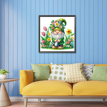 Load image into Gallery viewer, Garden Gnome 30*30CM(Canvas) Partial Special Shaped Drill Diamond Painting
