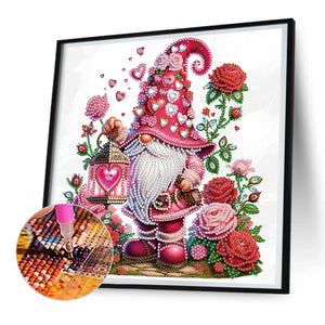 Caring Goblin 30*30CM(Canvas) Partial Special Shaped Drill Diamond Painting