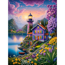 Load image into Gallery viewer, Garden House 30*40CM(Canvas) Full Round Drill Diamond Painting
