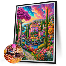 Load image into Gallery viewer, Garden House 30*40CM(Canvas) Full Round Drill Diamond Painting
