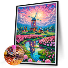 Load image into Gallery viewer, Garden House 30*40CM(Canvas) Full Round Drill Diamond Painting
