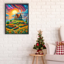 Load image into Gallery viewer, Garden House 30*40CM(Canvas) Full Round Drill Diamond Painting
