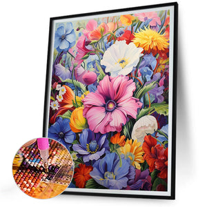 Bouquet 30*40CM(Canvas) Full Round Drill Diamond Painting