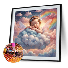 Load image into Gallery viewer, Sleeping Angel Child 30*30CM(Canvas) Full Round Drill Diamond Painting
