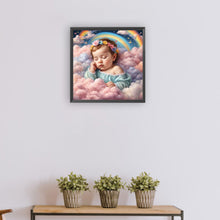 Load image into Gallery viewer, Sleeping Angel Child 30*30CM(Canvas) Full Round Drill Diamond Painting
