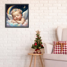 Load image into Gallery viewer, Sleeping Angel Child 30*30CM(Canvas) Full Round Drill Diamond Painting
