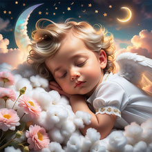 Load image into Gallery viewer, Sleeping Angel Child 30*30CM(Canvas) Full Round Drill Diamond Painting
