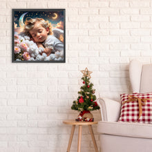 Load image into Gallery viewer, Sleeping Angel Child 30*30CM(Canvas) Full Round Drill Diamond Painting
