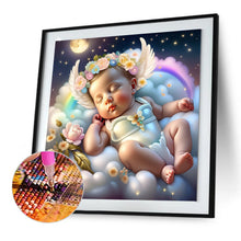 Load image into Gallery viewer, Sleeping Angel Child 30*30CM(Canvas) Full Round Drill Diamond Painting
