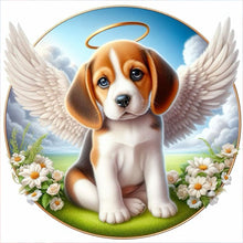 Load image into Gallery viewer, Angel Puppy 40*40CM(Canvas) Full Round Drill Diamond Painting
