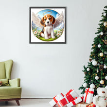 Load image into Gallery viewer, Angel Puppy 40*40CM(Canvas) Full Round Drill Diamond Painting
