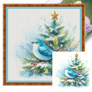 Birdie (40*40CM) 11CT Stamped Cross Stitch