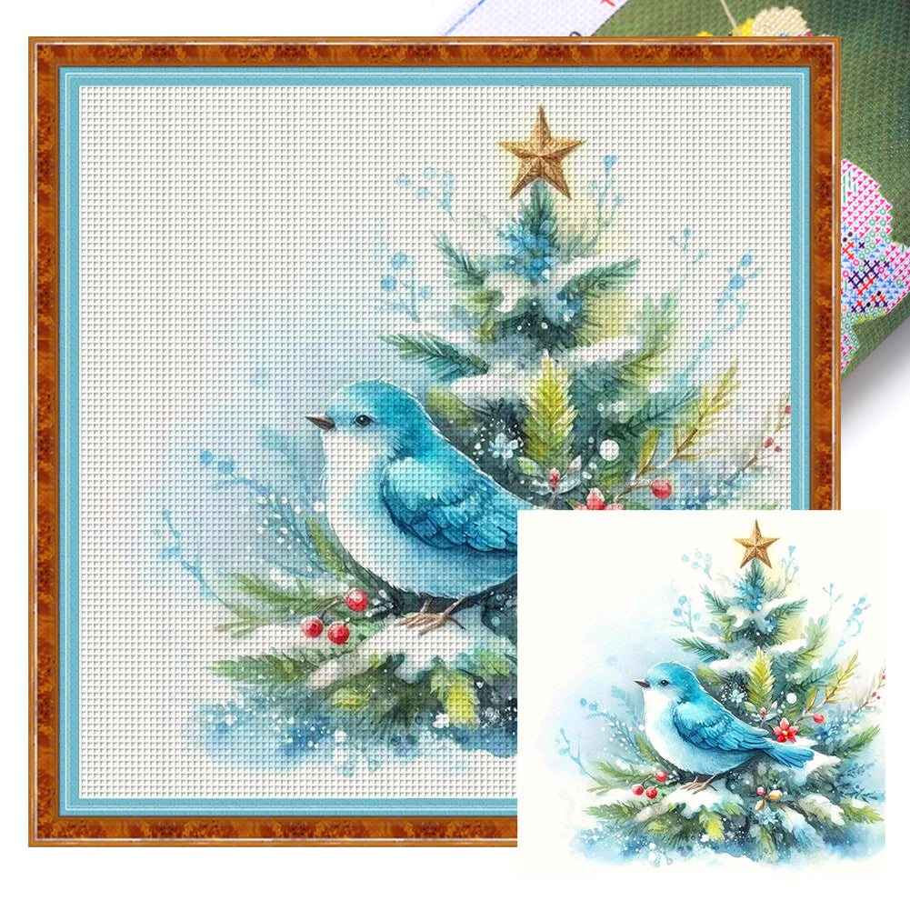 Birdie (40*40CM) 11CT Stamped Cross Stitch