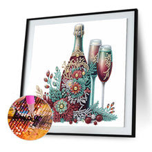 Load image into Gallery viewer, Celebration Champagne 30*30CM(Canvas) Partial Special Shaped Drill Diamond Painting
