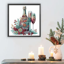 Load image into Gallery viewer, Celebration Champagne 30*30CM(Canvas) Partial Special Shaped Drill Diamond Painting
