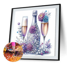 Load image into Gallery viewer, Celebration Champagne 30*30CM(Canvas) Partial Special Shaped Drill Diamond Painting
