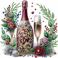 Load image into Gallery viewer, Celebration Champagne 30*30CM(Canvas) Partial Special Shaped Drill Diamond Painting
