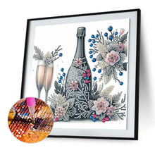 Load image into Gallery viewer, Celebration Champagne 30*30CM(Canvas) Partial Special Shaped Drill Diamond Painting
