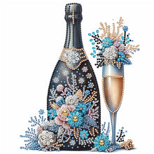 Load image into Gallery viewer, Celebration Champagne 30*30CM(Canvas) Partial Special Shaped Drill Diamond Painting
