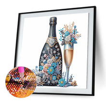 Load image into Gallery viewer, Celebration Champagne 30*30CM(Canvas) Partial Special Shaped Drill Diamond Painting
