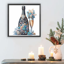 Load image into Gallery viewer, Celebration Champagne 30*30CM(Canvas) Partial Special Shaped Drill Diamond Painting
