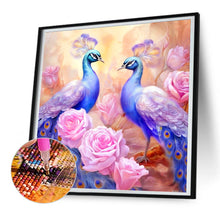 Load image into Gallery viewer, Peacock 30*30CM(Canvas) Full Round Drill Diamond Painting
