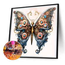 Load image into Gallery viewer, Steampunk Butterfly 30*30CM(Canvas) Full Round Drill Diamond Painting
