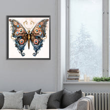 Load image into Gallery viewer, Steampunk Butterfly 30*30CM(Canvas) Full Round Drill Diamond Painting
