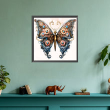 Load image into Gallery viewer, Steampunk Butterfly 30*30CM(Canvas) Full Round Drill Diamond Painting
