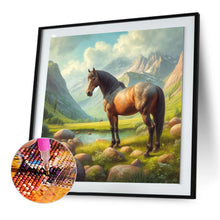 Load image into Gallery viewer, Horses 30*30CM(Canvas) Full Round Drill Diamond Painting
