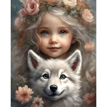 Load image into Gallery viewer, Little Girl 40*50CM(Picture) Full Square Drill Diamond Painting
