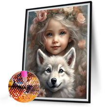 Load image into Gallery viewer, Little Girl 40*50CM(Picture) Full Square Drill Diamond Painting
