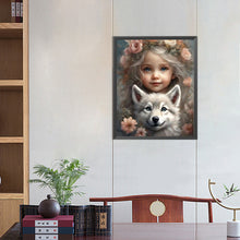 Load image into Gallery viewer, Little Girl 40*50CM(Picture) Full Square Drill Diamond Painting
