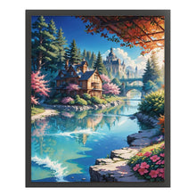 Load image into Gallery viewer, Cabin In The Woods - 50*60CM 16CT Stamped Cross Stitch
